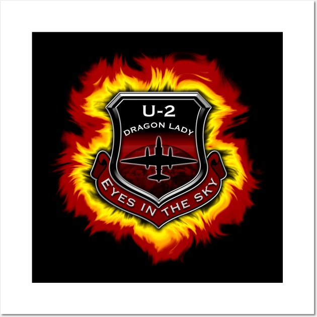 U2 Dragon lady spy plane Wall Art by DrewskiDesignz